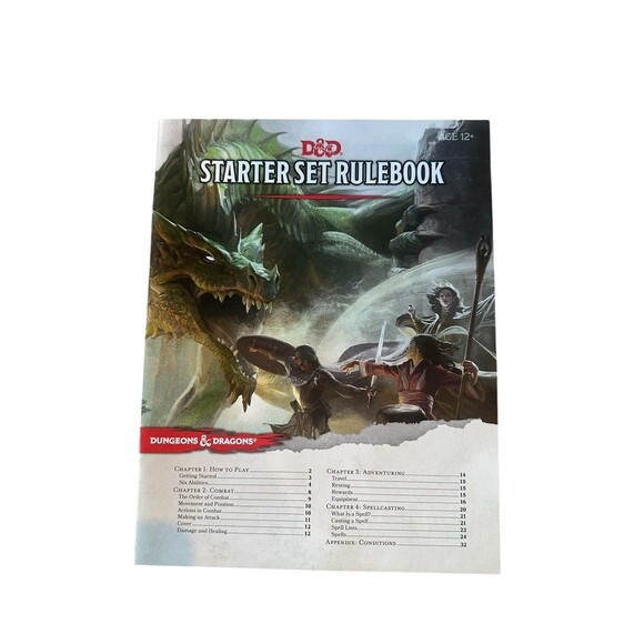 Bundle Dungeons And Dragons Starter Set Kit Plus RPG Notebook & Quests Book - Picture 3 of 9